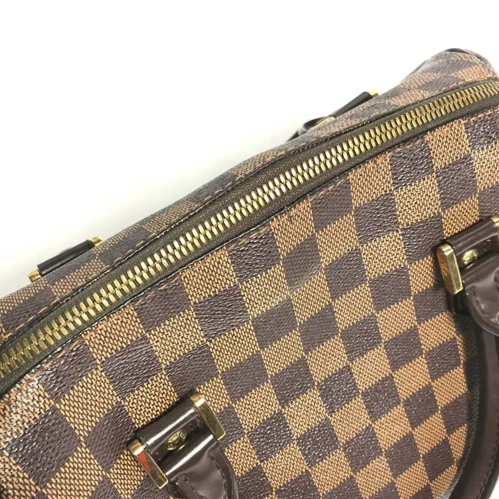 LOUIS VUITTON Brown Damier Canvas Boston Bag